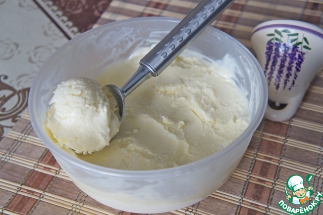 Ice cream made from olive oil