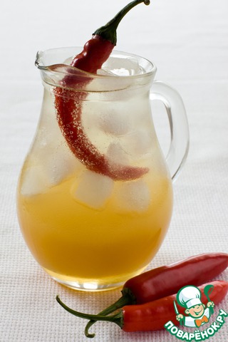 Chamomile lemonade with chili