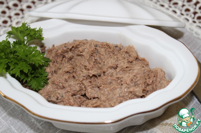 Sandwich paste of tuna