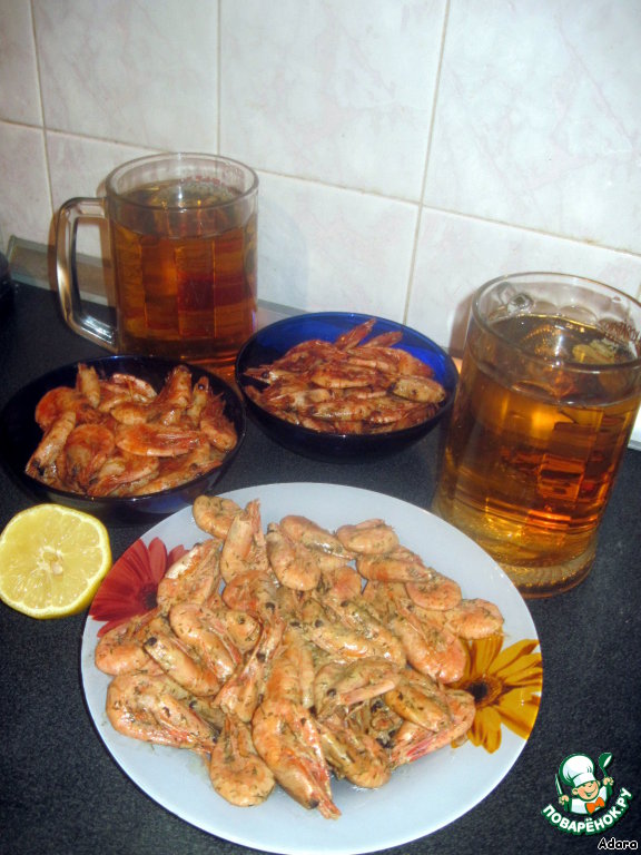Shrimps for beer