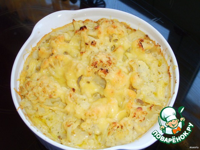 Casserole with cauliflower