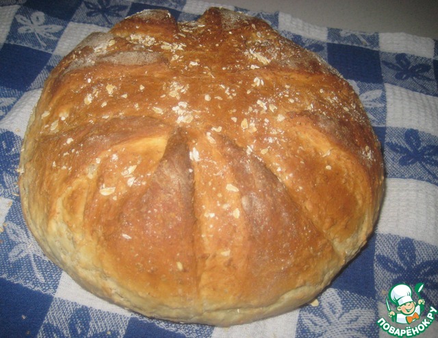 The bread on whey with oatmeal