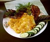 Cabbage schnitzel without stuffing