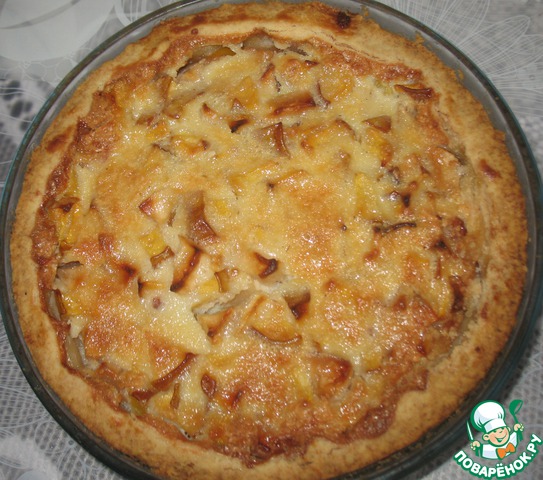 Apple pie soufflé