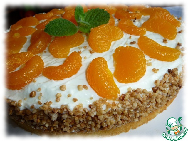 Tangerine cake with praline (Mandarinentorte mit Krokant)