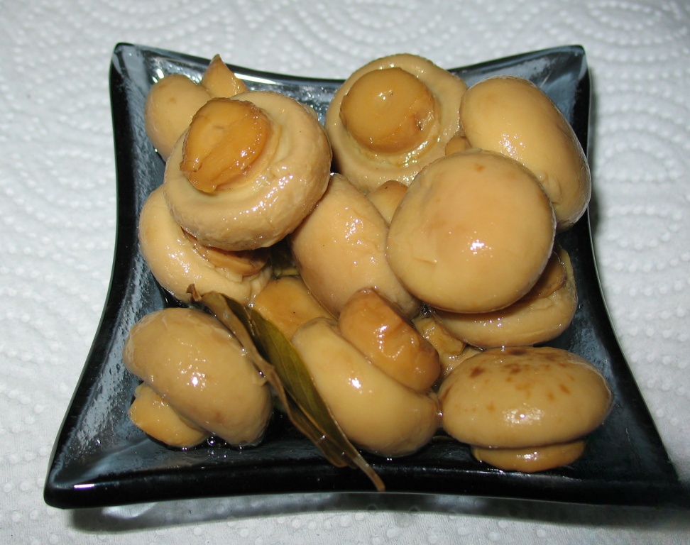 Marinated mushrooms