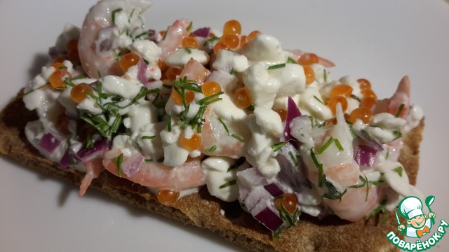 Swedish shrimp salad 