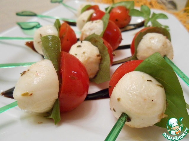 Canapés a La Caprese