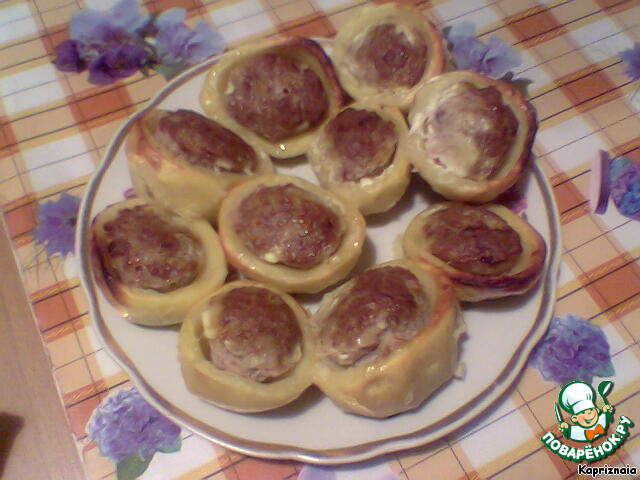 Potatoes stuffed in Tyumen