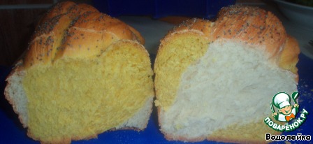 Two-tone bread