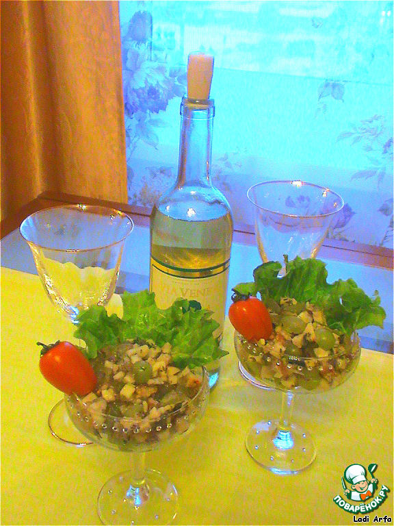 Grape salsa in jelly 