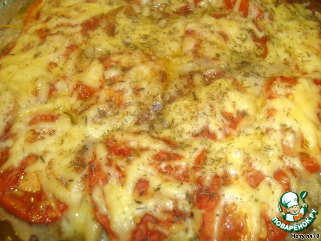 Casserole of rice with meat