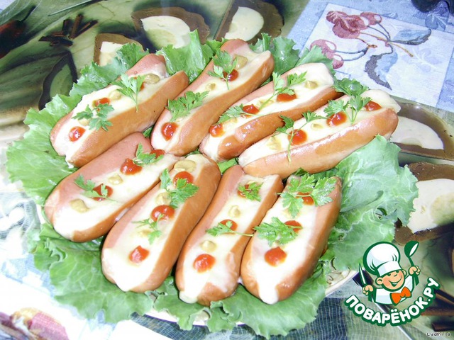 Сосиски с сыром