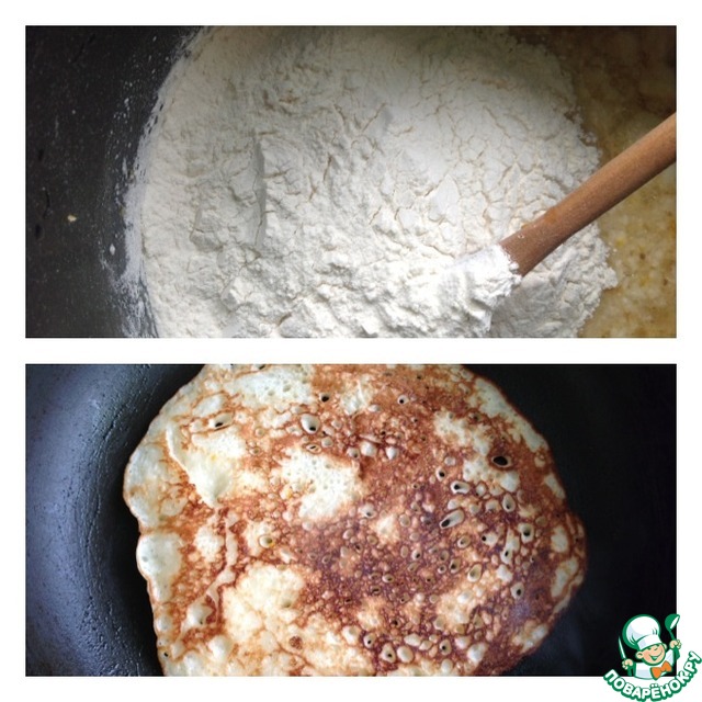 Pancakes lemon yeast 