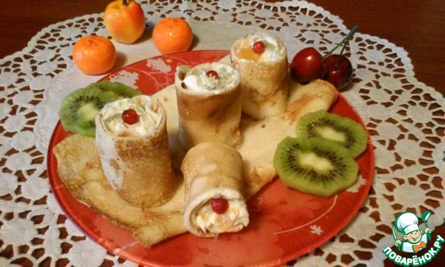 Dessert crepes are 