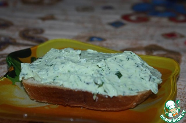 Ricotta with herbs and garlic