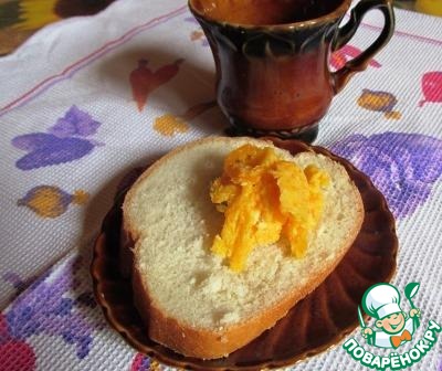 Apricot oil with orange flavor