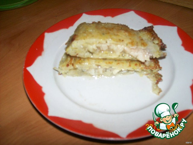 Fish in potato crust