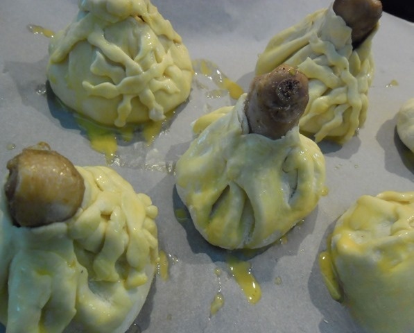 Christmas nodules with chicken