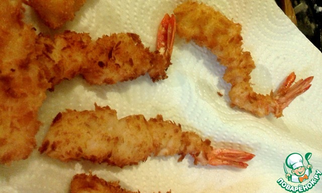 Креветки темпура