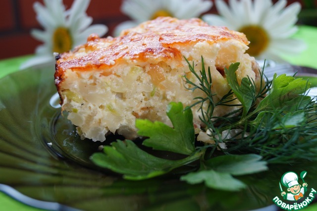 Casserole of cauliflower