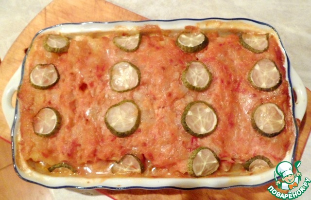 Cannelloni with sausage 