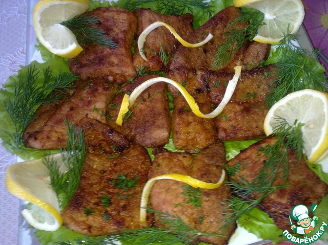 Marinated pork