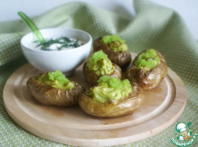 Fancy baked potatoes