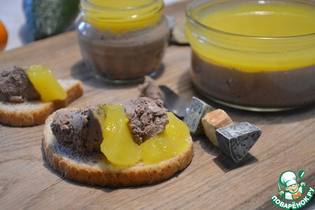 The chicken liver pate