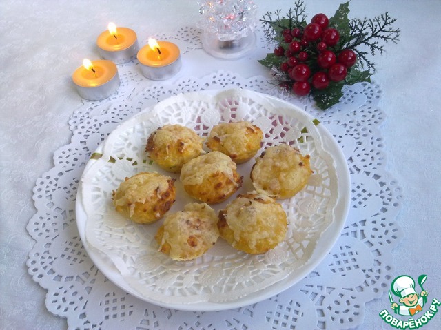 Закусочные сырные мини-кексы