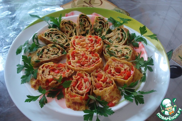 Яичные рулеты