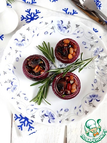The barrels stuffed onions