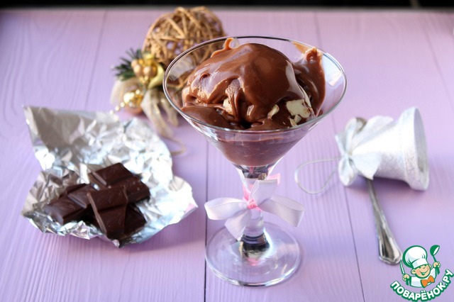 Chocolate marshmallow ice cream