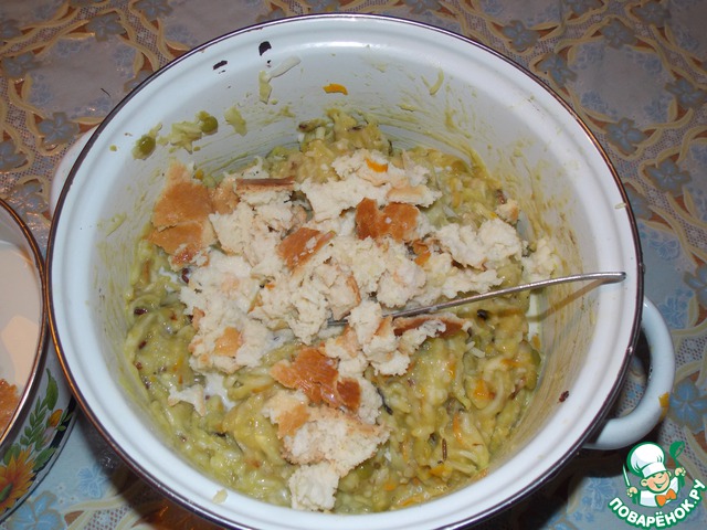 Cutlets from rice and peas