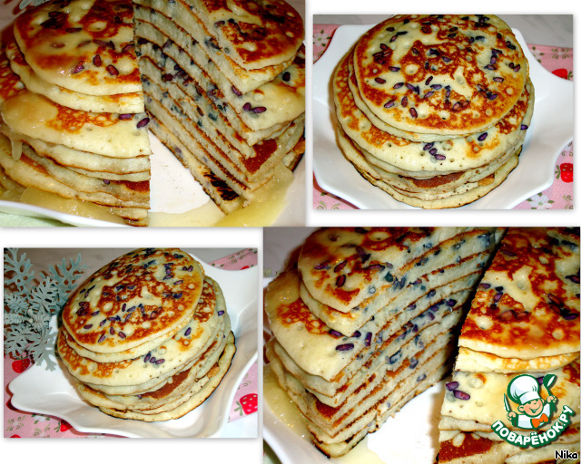 Rice pancakes with rice