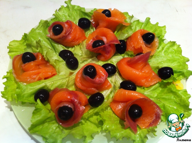 Рыбные розочки