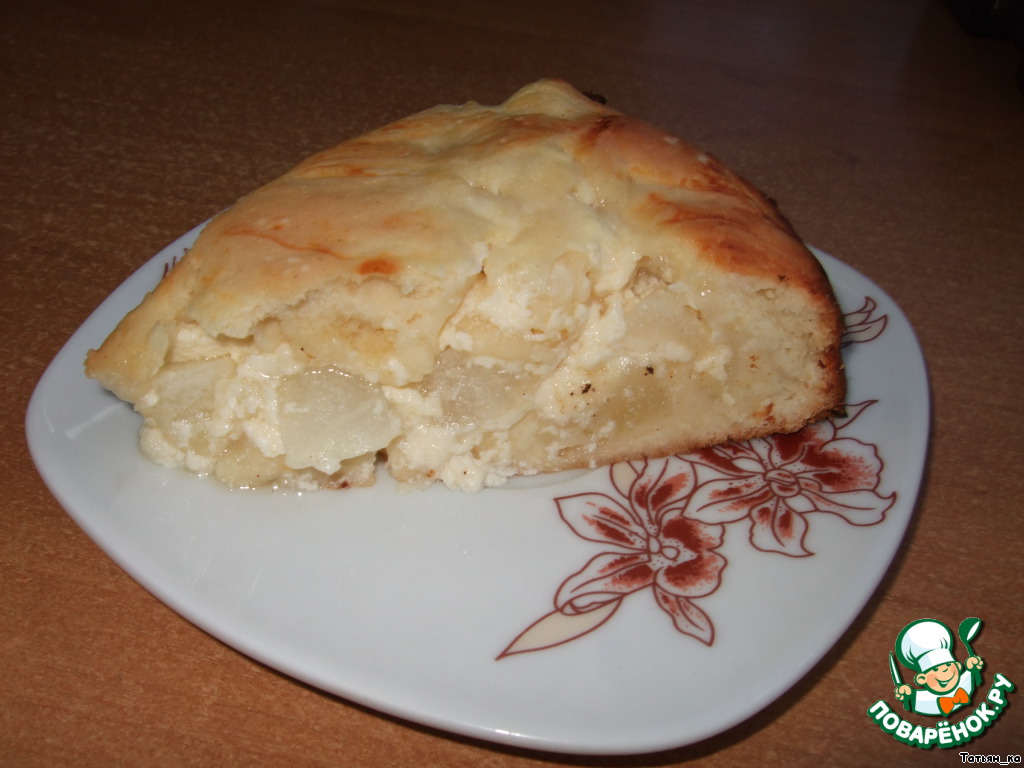 Дынно-творожный пирог