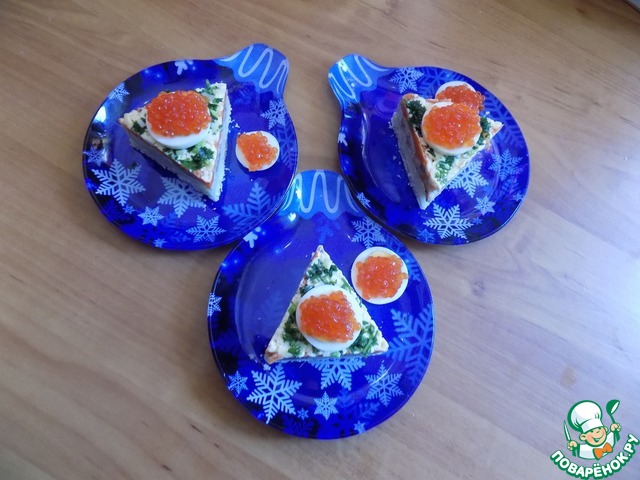 Закуска на хлебе 