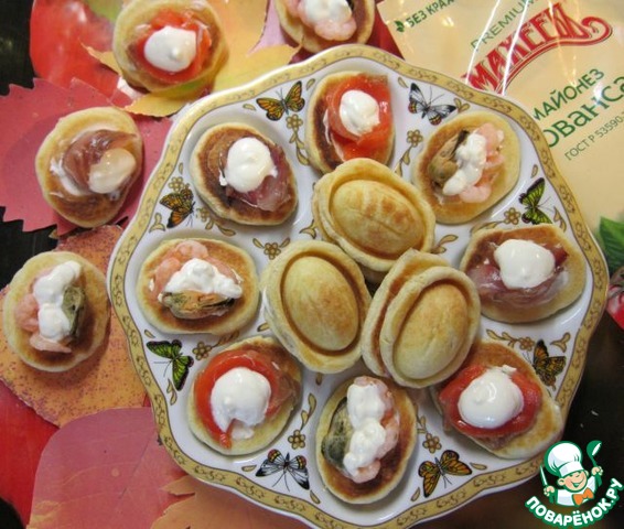 Рыбные тарталетки