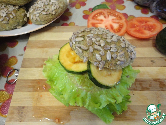 Постный бургер 