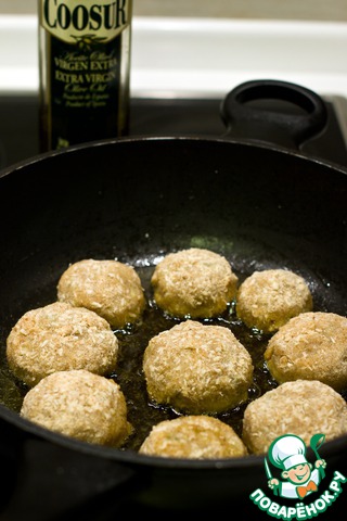 Fish cakes in a coconut breading