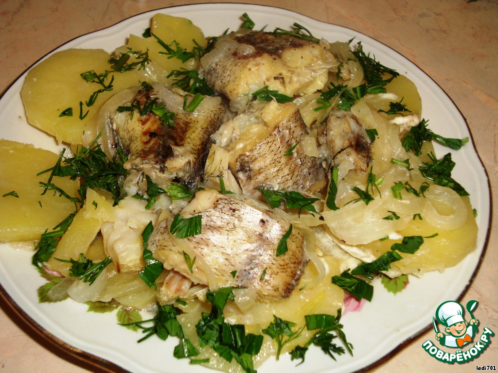 Fish stew with potatoes