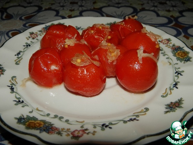 Закуска «Помидоры в сливочной карамели»