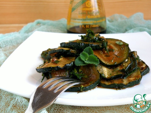 Нежные медовые кабачки