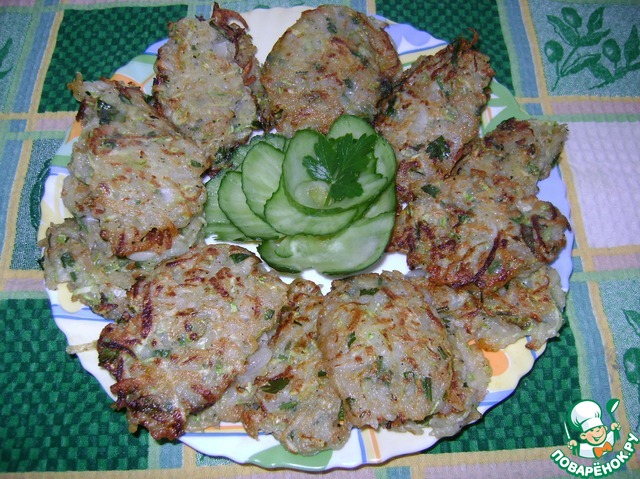 Постные кабачково-картофельные драники