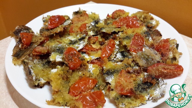 Запеченная салака 