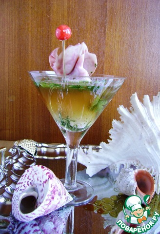 Stuffed calamari in jelly