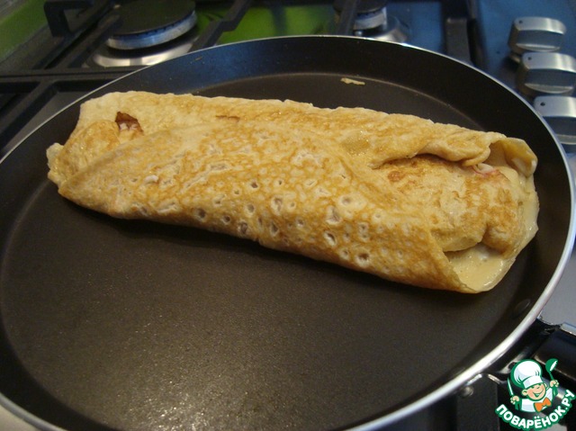 Омлет с крабовыми палочками