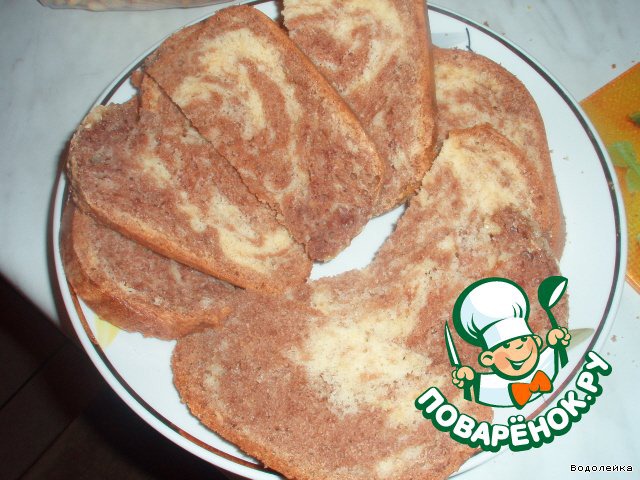 Marble cake in the bread maker