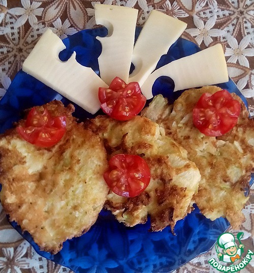 Кабачково-манные драники